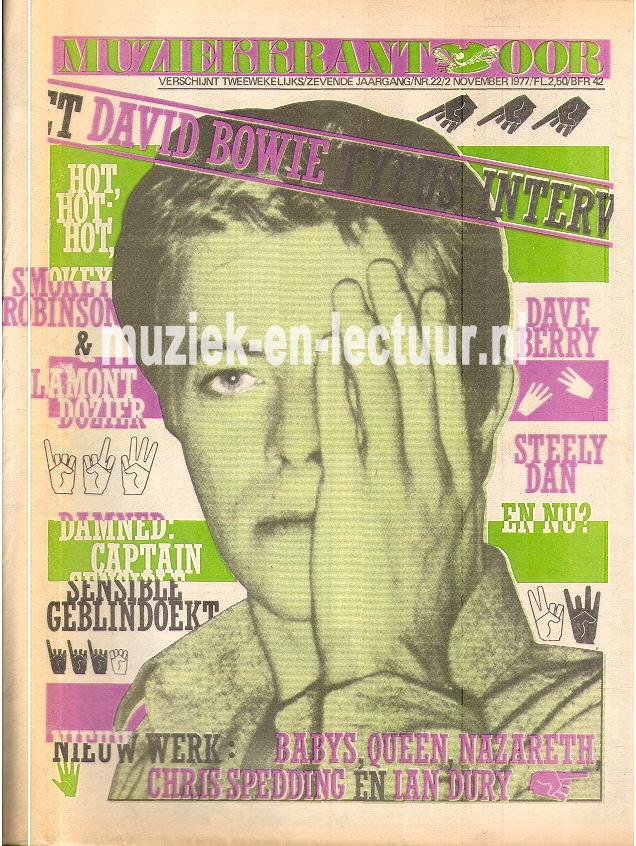 Muziekkrant Oor 1977 nr. 22 Muziekkrant Oor 1977 nr. 22